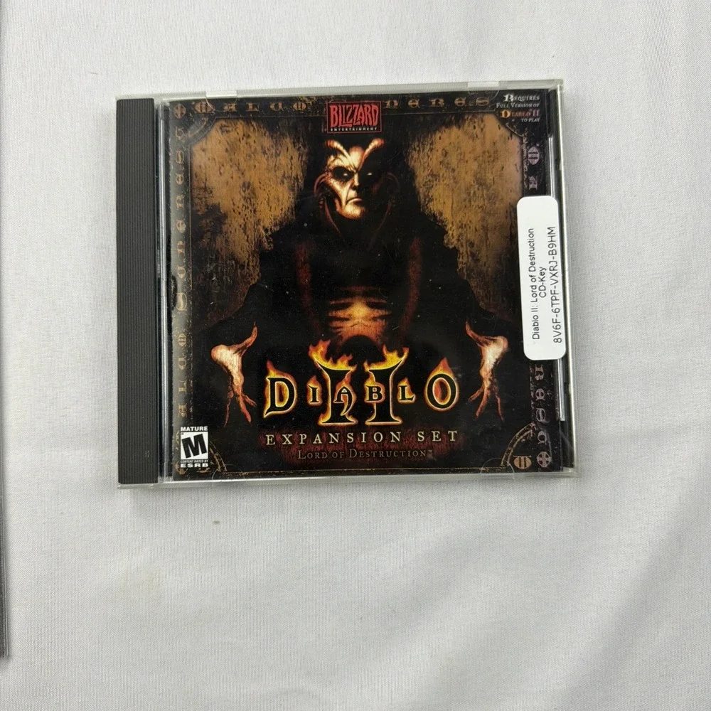Diablo II 2 Lord of Destruction Expansion Set Big Box Complete + Strategy Guide